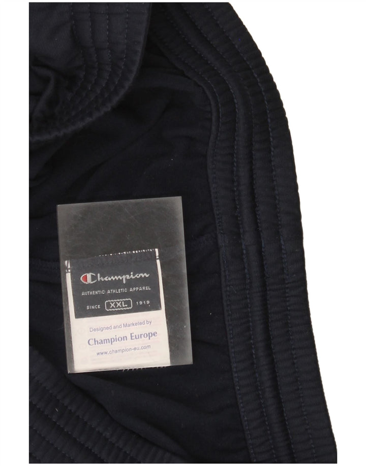 Champion Mens Tracksuit Trousers 2XL  Navy Blue Polyester