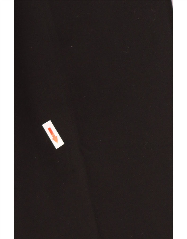 Zara Womens Tapered Suit Trousers Large W32 L27 Black Polyester