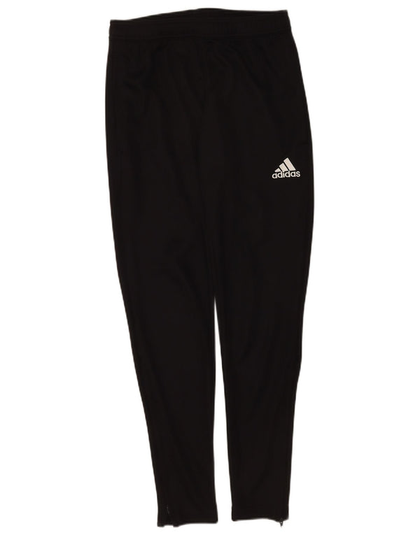 Adidas Mens Aeroready Tracksuit Trousers Small Black Polyester