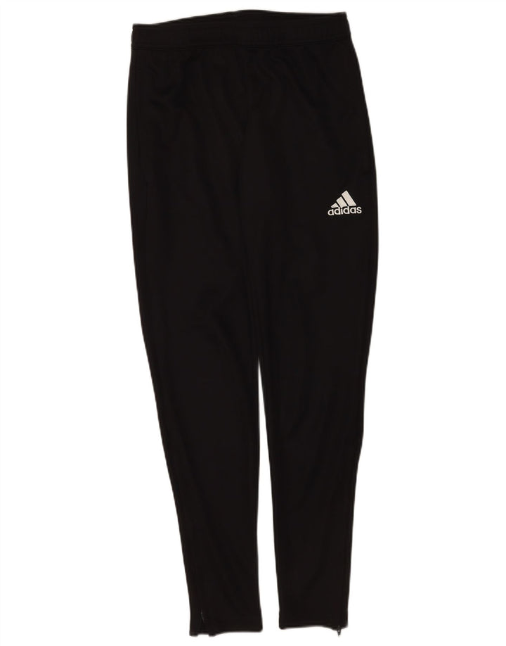 Adidas Mens Aeroready Tracksuit Trousers Small Black Polyester