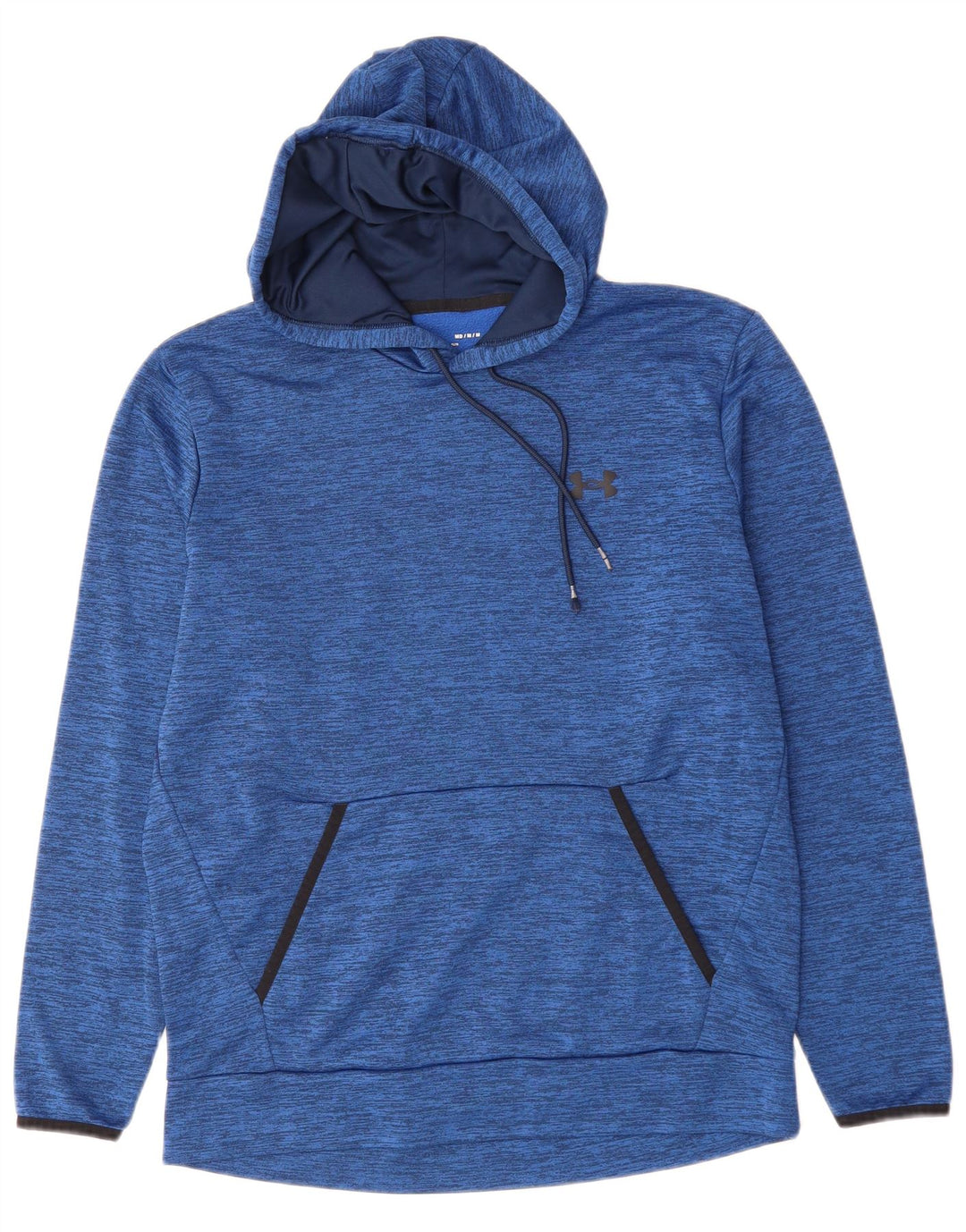 UNDER ARMOUR Mens Loose Fit Hoodie Jumper Medium Blue Flecked Polyester