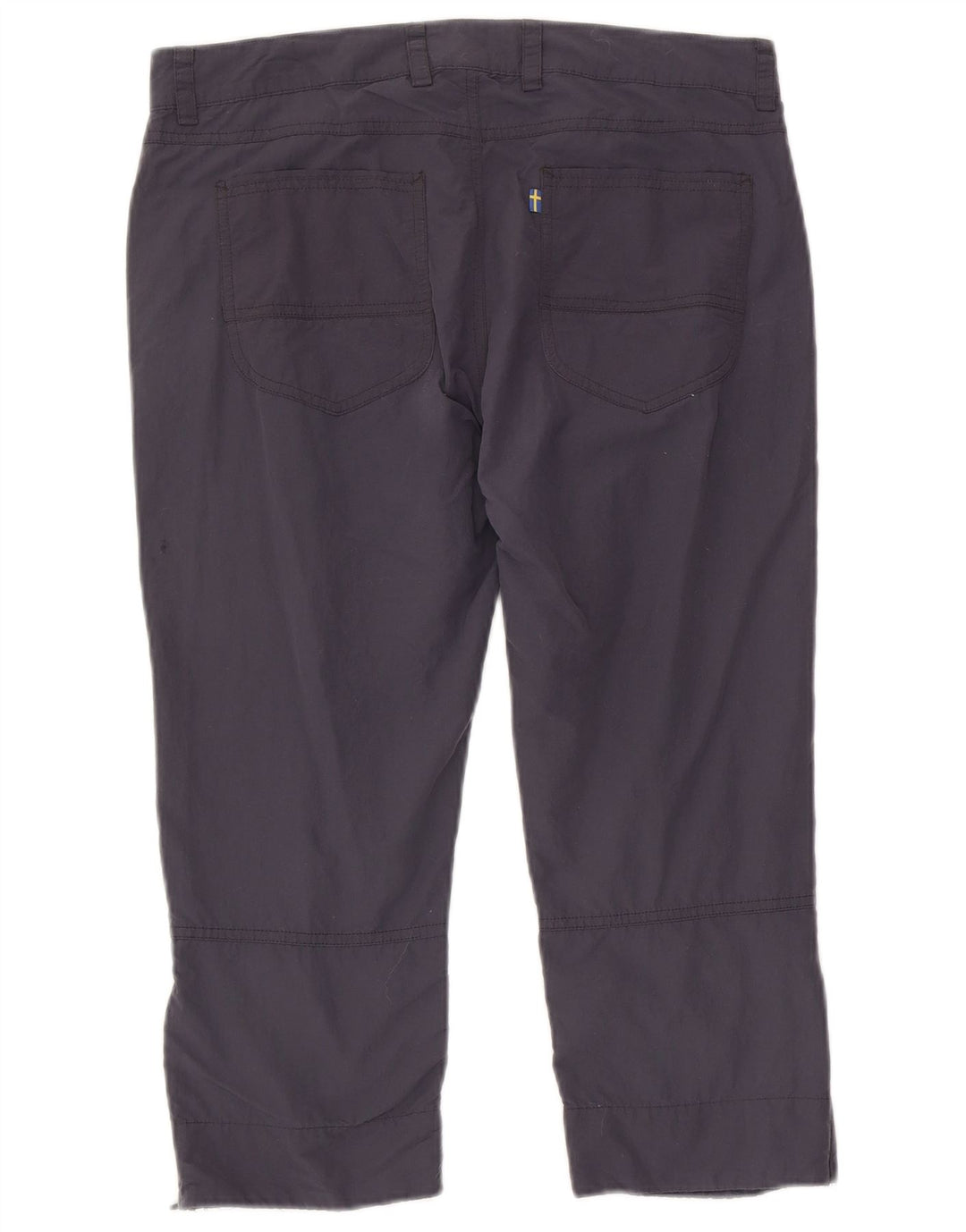Fjall Raven Womens Capri Trousers EU 40 Medium W31 L21 Navy Blue Polyamide