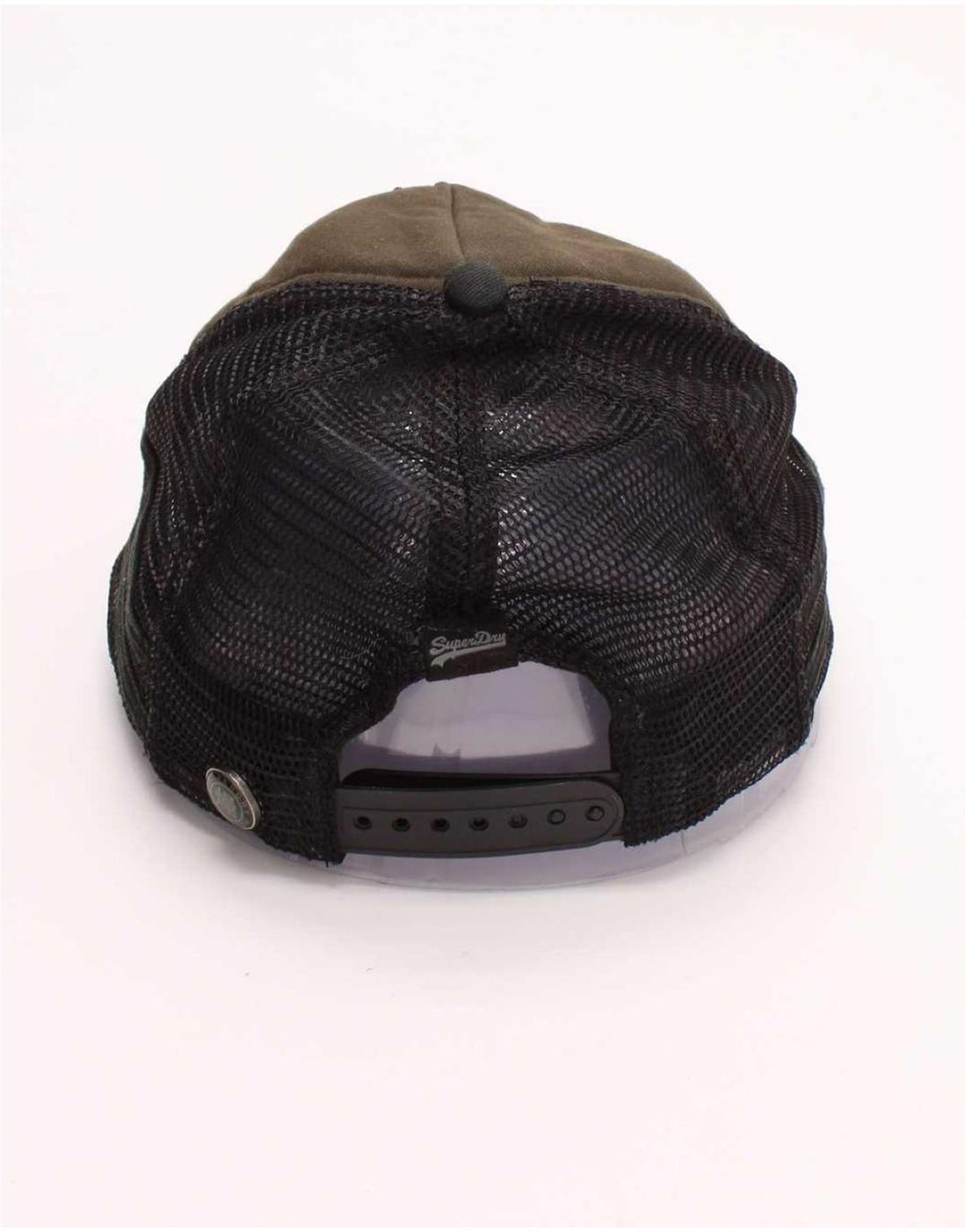 Superdry Mens Graphic Trucker Cap One Size Khaki Viscose