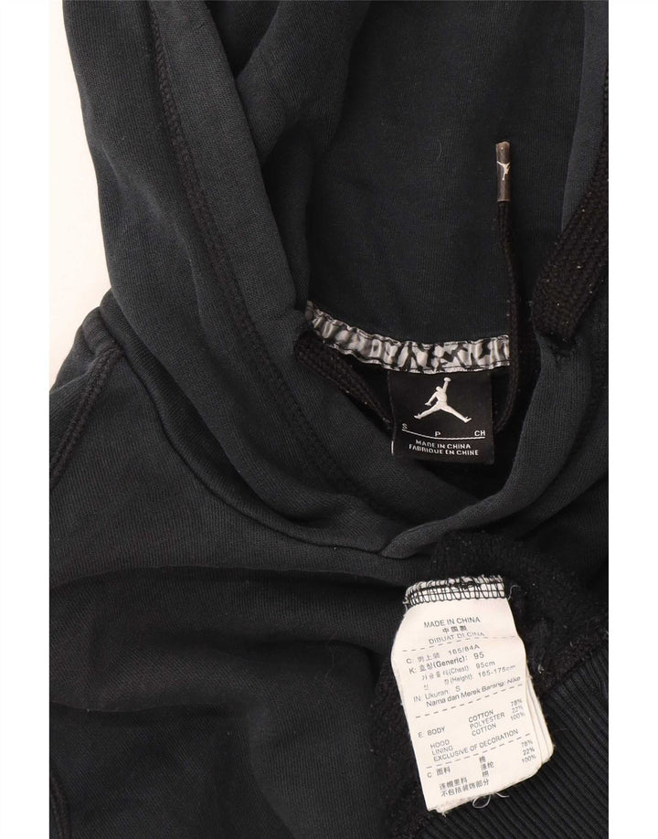 Jordan Mens Hoodie Jumper Small Navy Blue Cotton