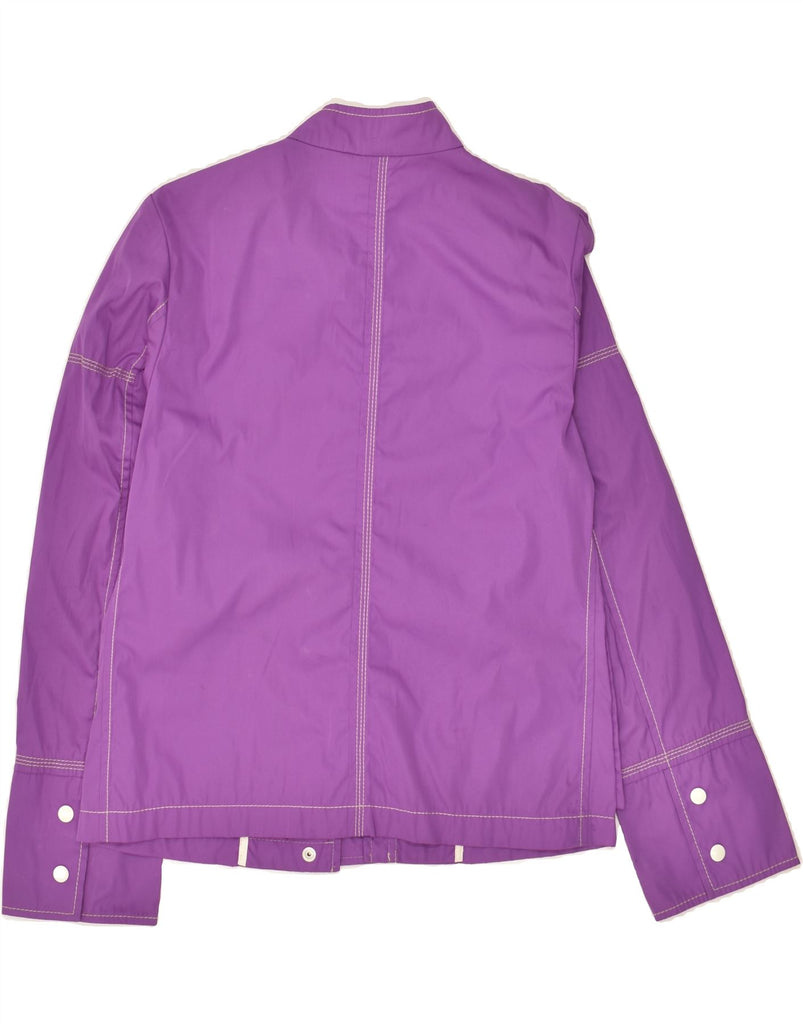 FAY Womens Bomber Jacket UK 10 Small Purple Vintage Fay and Second-Hand Fay from Messina Hembry 