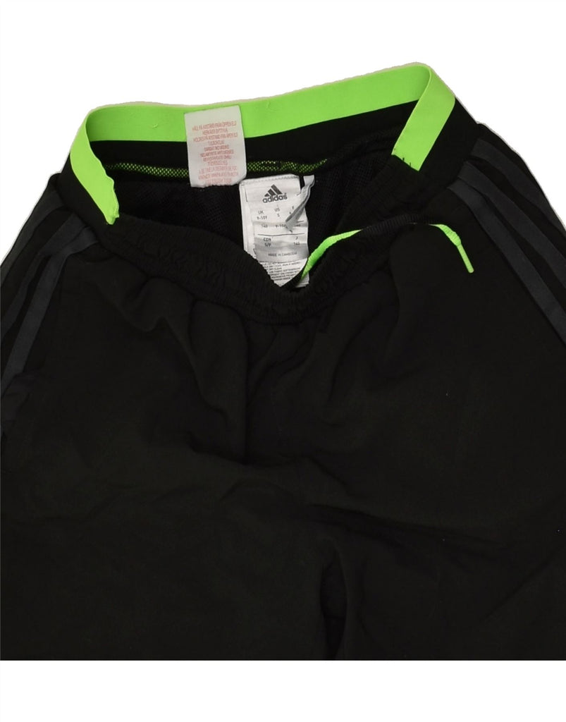 ADIDAS Boys Sport Shorts 9-10 Years Black Polyester | Vintage Adidas | Thrift | Second-Hand Adidas | Used Clothing | Messina Hembry 