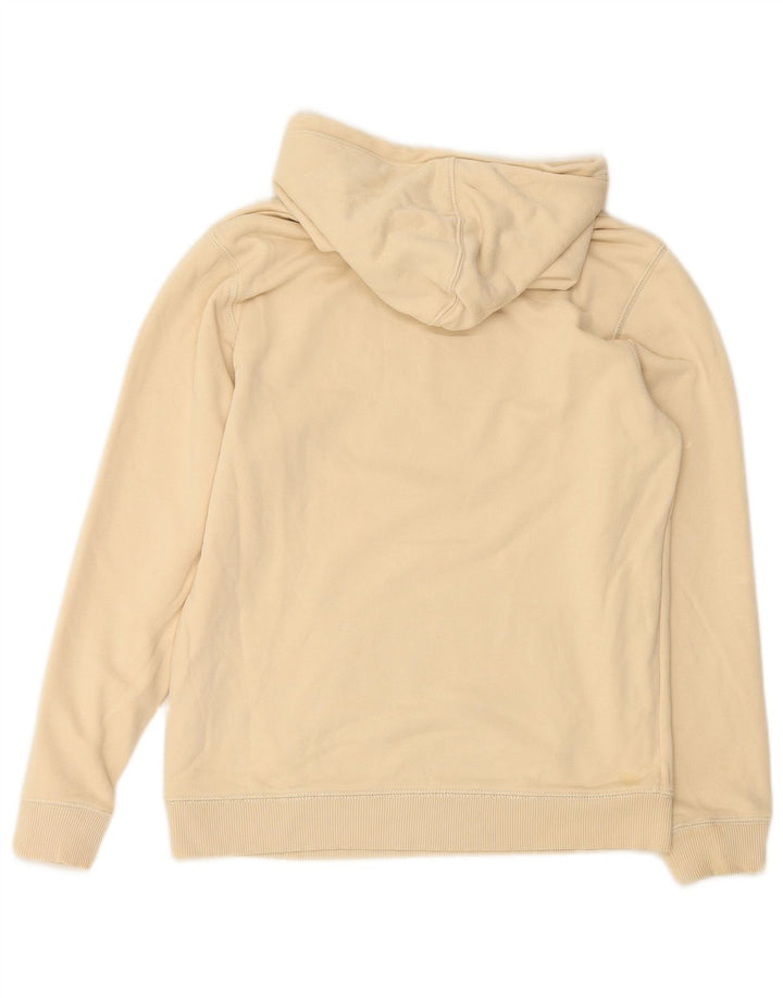 NAPAPIJRI Boys Graphic Hoodie Jumper 13-14 Years Beige Cotton