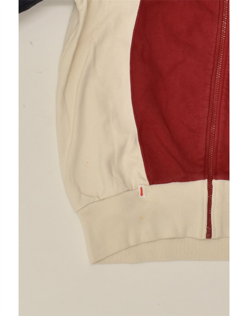 NORTH SAILS Mens Graphic Tracksuit Top Jacket Small Red Colourblock Cotton | Vintage North Sails | Thrift | Second-Hand North Sails | Used Clothing | Messina Hembry 