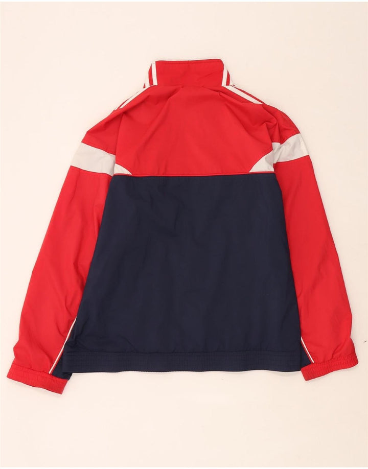 Adidas Mens Tracksuit Top Jacket UK 38/40 Medium Navy Blue Colourblock