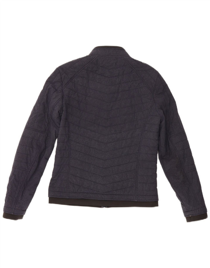 Guess Mens Padded Jacket UK 36 Small Navy Blue