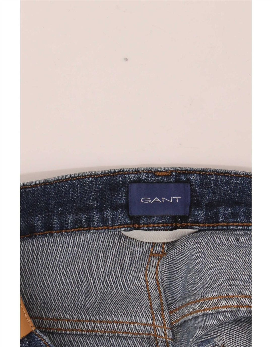 Gant Mens Straight Jeans W38 L32 Blue Cotton