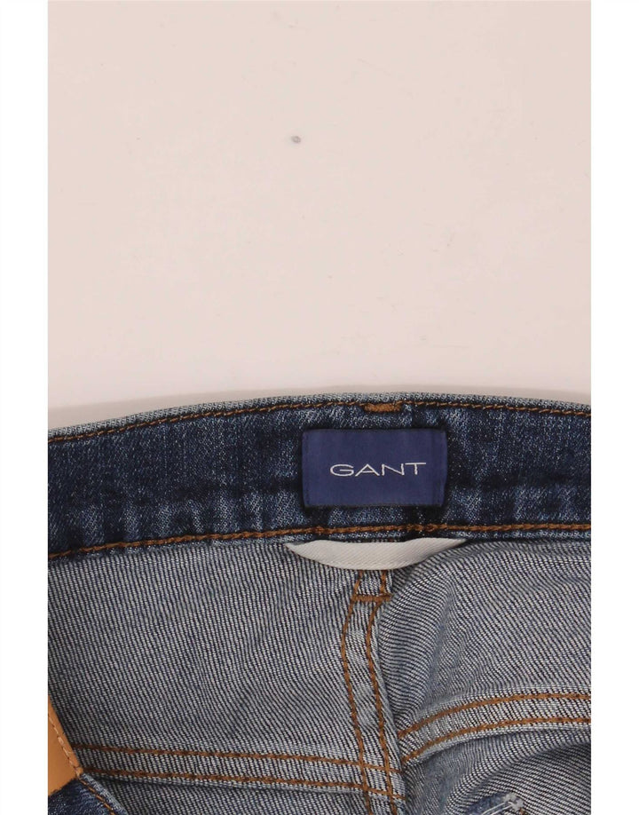 Gant Mens Straight Jeans W38 L32 Blue Cotton