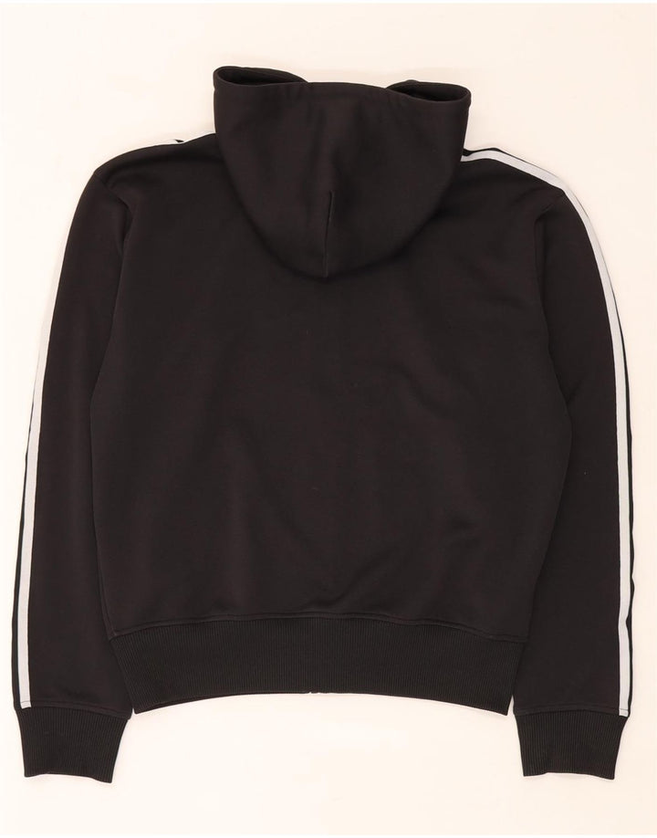Adidas Mens Zip Hoodie Sweater Medium Black Polyester