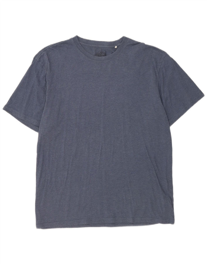 Prana Mens T-Shirt Top 2XL Navy Blue Flecked