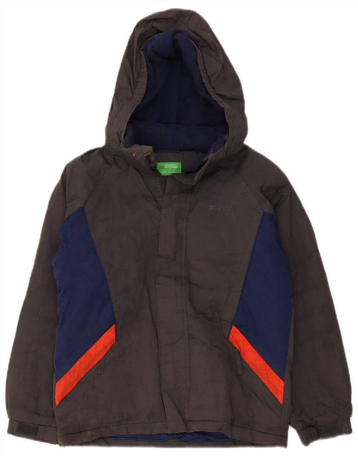 Mountain Warehouse Boys Windbreaker Jacket 9-10 Years Grey Colourblock