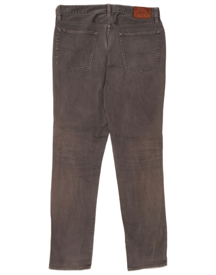 Ralph Lauren Mens Slim Jeans W32 L32 Grey Cotton