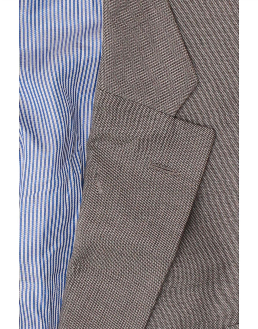 TOMMY HILFIGER Mens 2 Button Blazer Jacket UK 44 2XL Grey Vintage Tommy Hilfiger and Second-Hand Tommy Hilfiger from Messina Hembry 