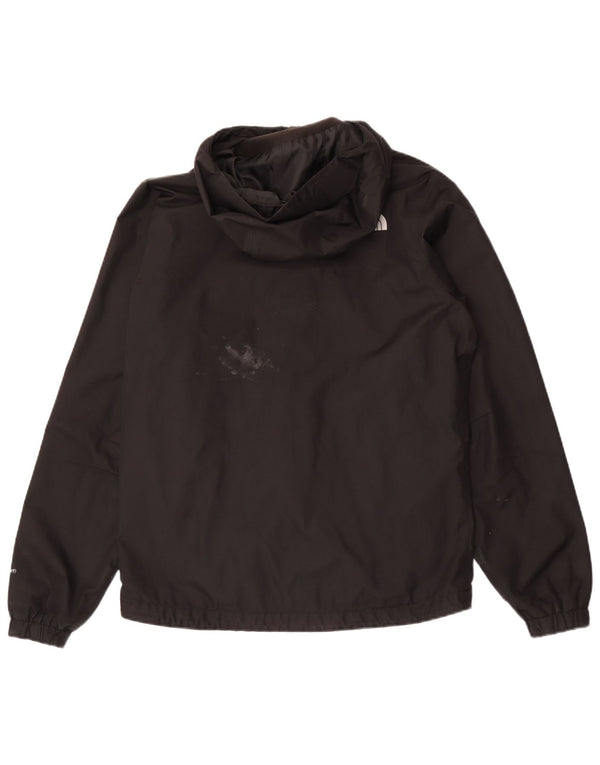 The North Face Mens Hooded Rain Jacket UK 36 Small Black Polyester