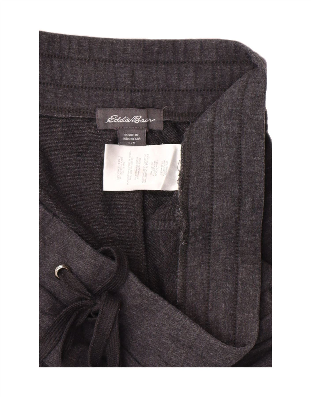 EDDIE BAUER Womens Sport Shorts UK 14 Large  Grey Cotton Vintage Eddie Bauer and Second-Hand Eddie Bauer from Messina Hembry 