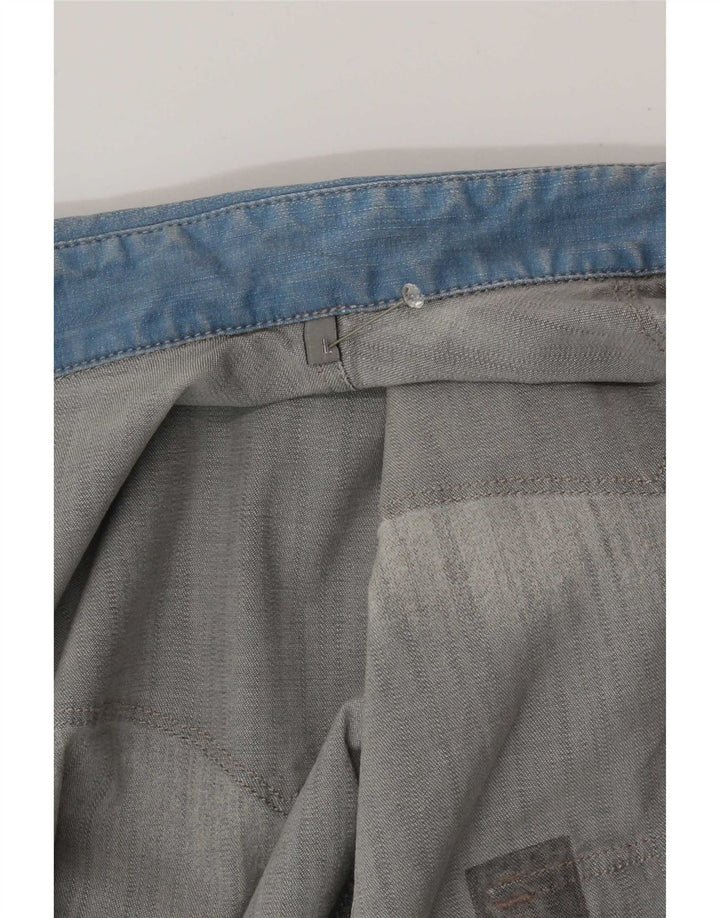 Vintage Mens Denim Shirt Large Blue Cotton