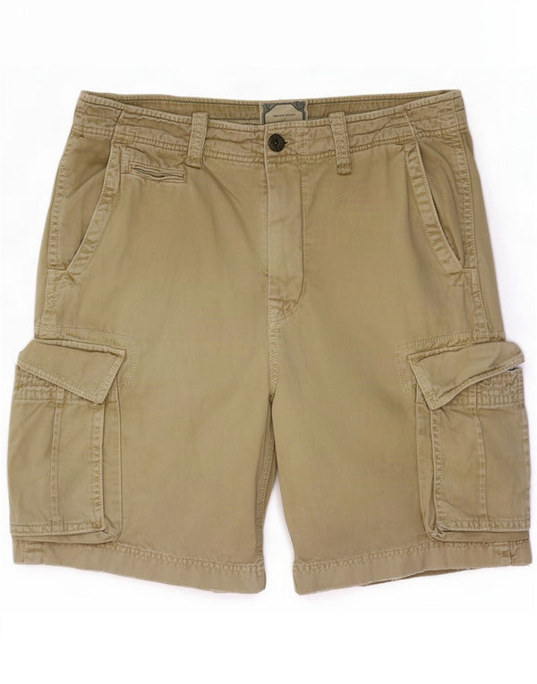 American Eagle Outfitters Mens Cargo Shorts Large W36 Khaki Cotton