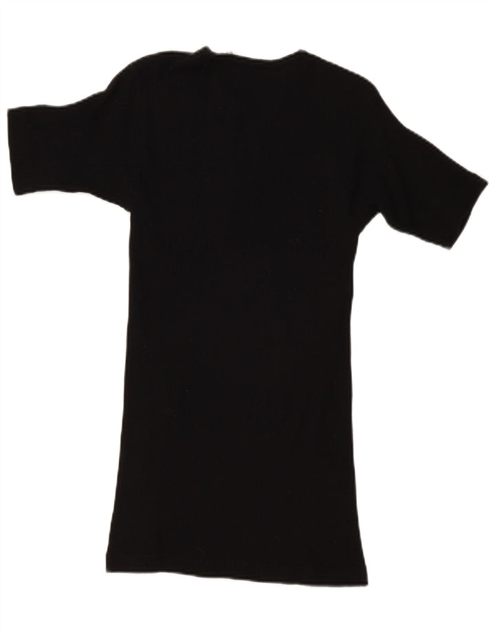 Levi's Womens T-Shirt Top UK 8 Small Black Cotton