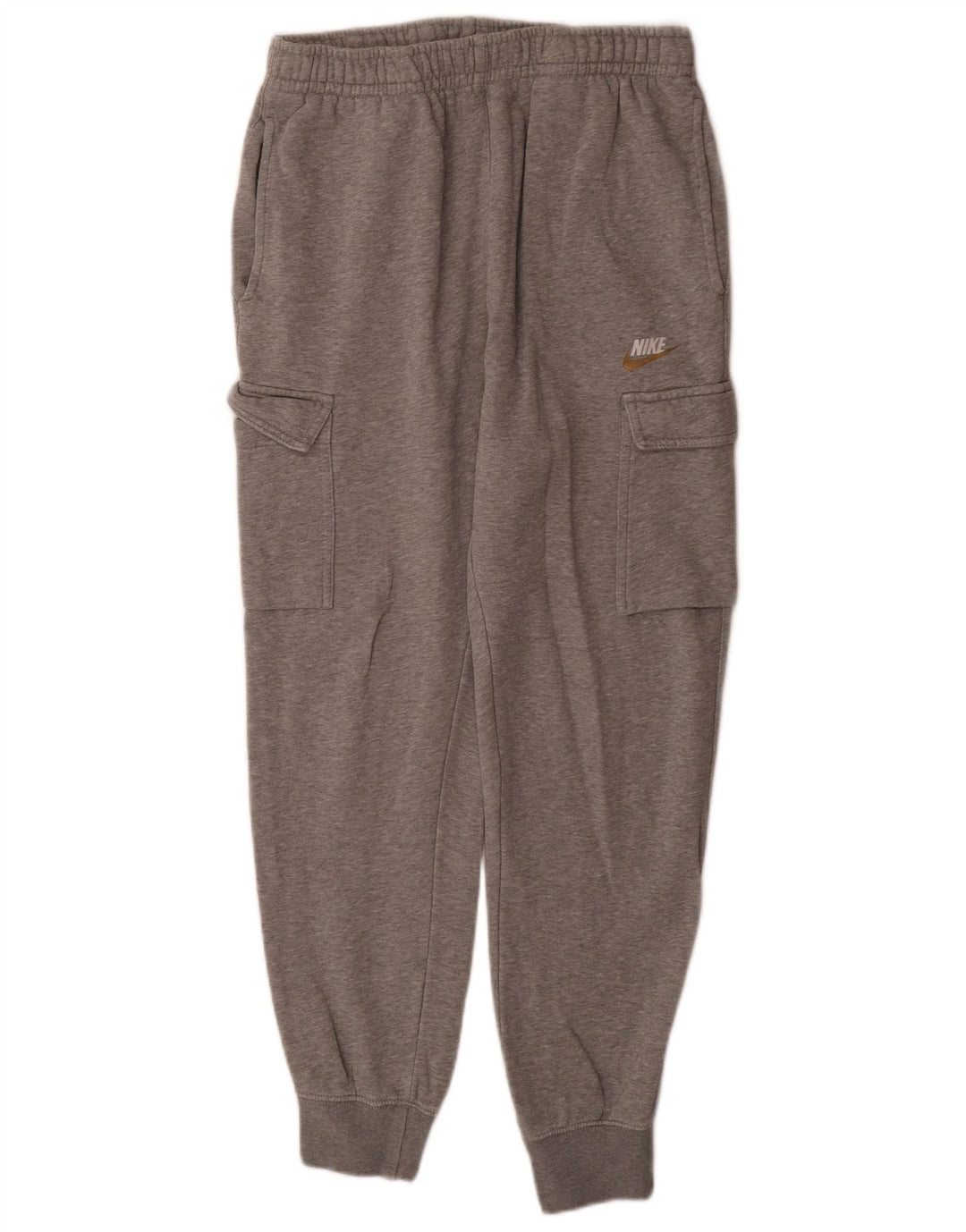 Nike Mens Cargo Tracksuit Trousers Joggers Small  Grey Flecked Cotton