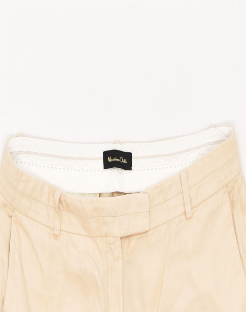 MASSIMO DUTTI Womens Tapered Chino Trousers EU 40 Medium W32 L31 Beige | Vintage | Thrift | Second-Hand | Used Clothing | Messina Hembry 