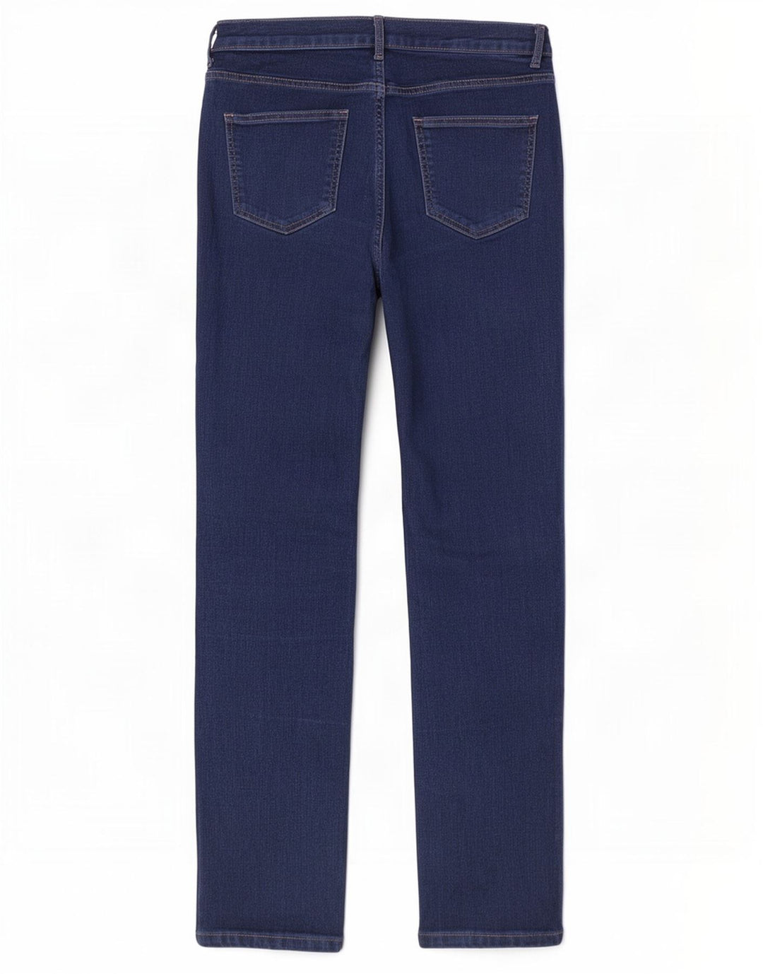 Marks & Spencer Womens Straight Jeans UK 14 Medium W30 L29 Navy Blue Cotton