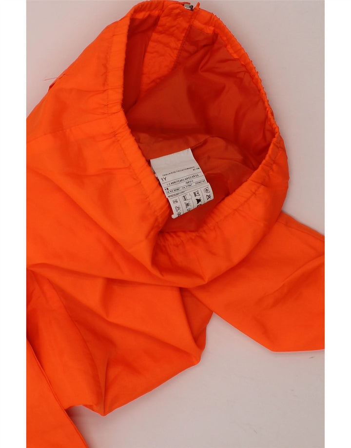 BENETTON Baby Boys Hooded Rain Jacket 18-24 Months Orange Polyester Vintage Benetton and Second-Hand Benetton from Messina Hembry 