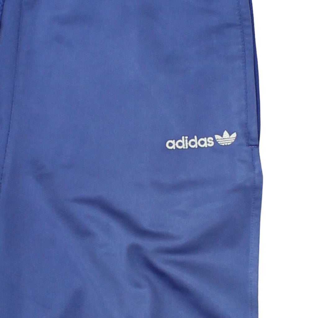 Adidas Originals Mens Blue Soft Shell Tracksuit Bottoms | Vintage 90s Sportswear | Vintage Messina Hembry | Thrift | Second-Hand Messina Hembry | Used Clothing | Messina Hembry 