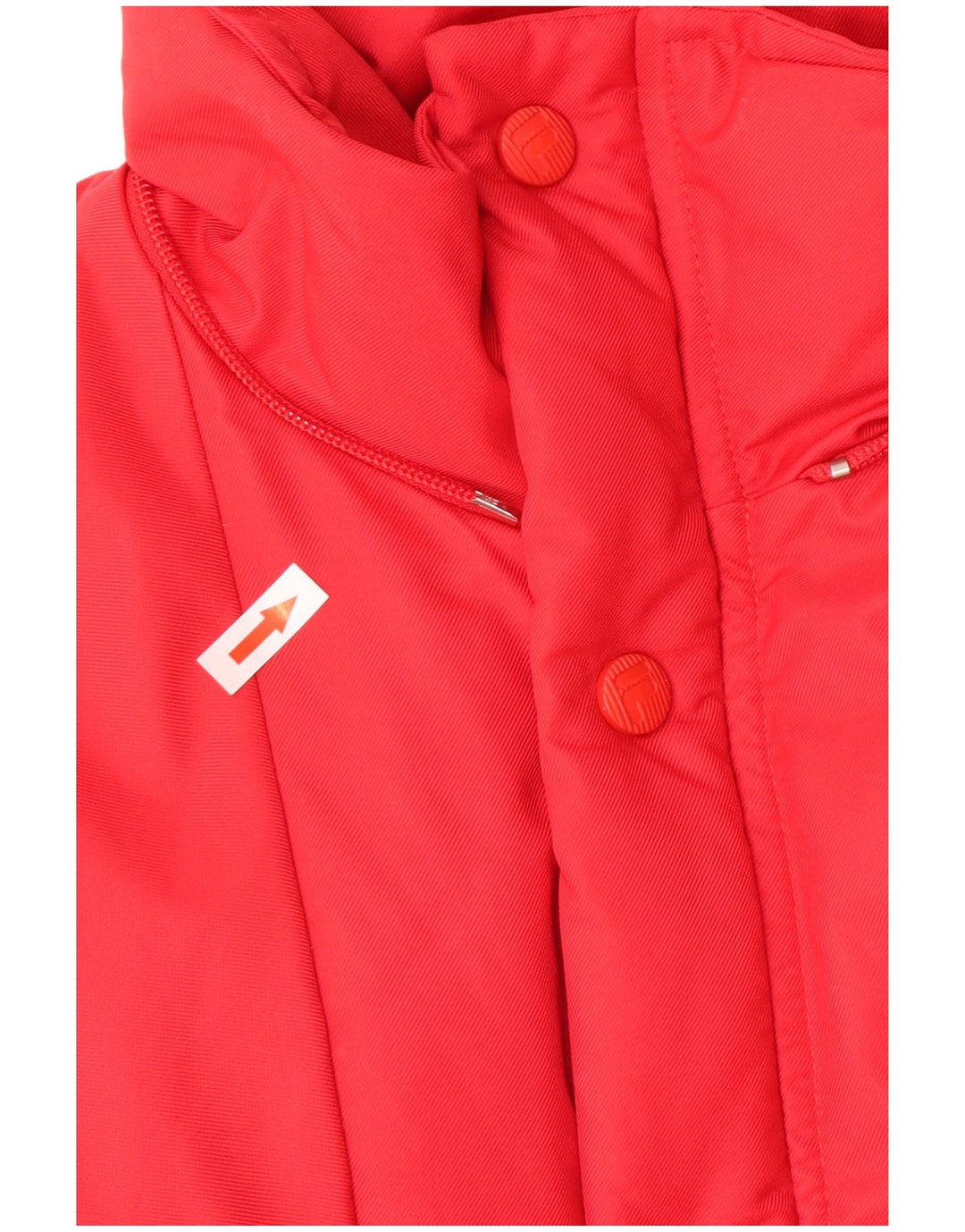 Fila Mens Padded Jacket IT 48 Medium Red Polyamide