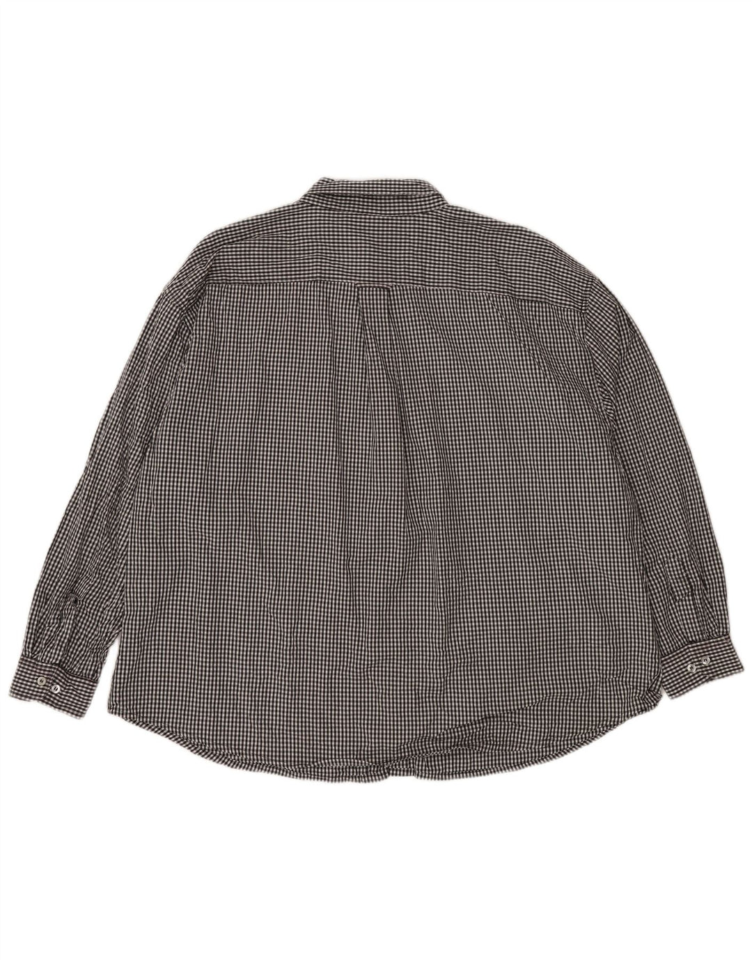 RUSSELL ATHLETIC Mens Arkansas Razorbacks Shirt 3XL Black Gingham Cotton