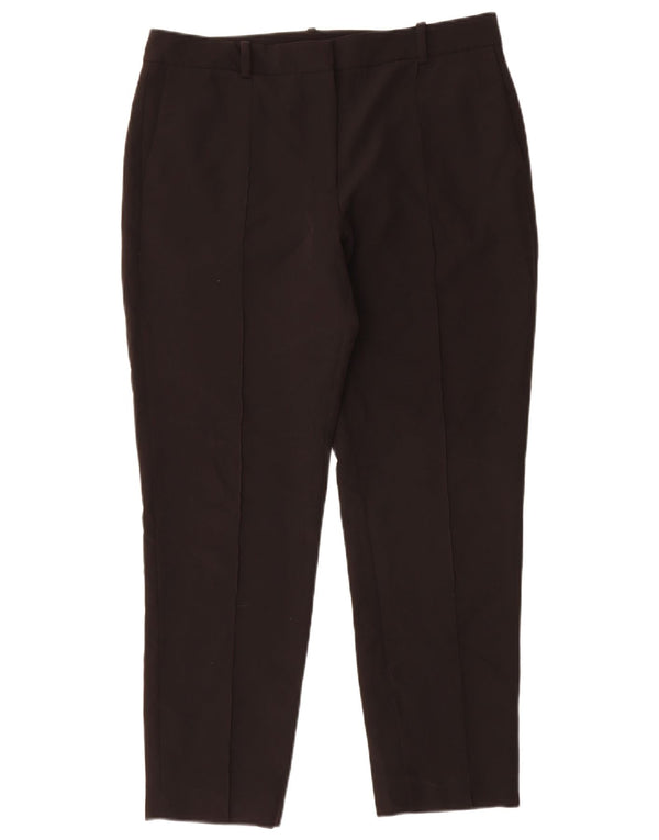 Dkny Womens Slim Chino Trousers US 8 Medium W30 L27 Black