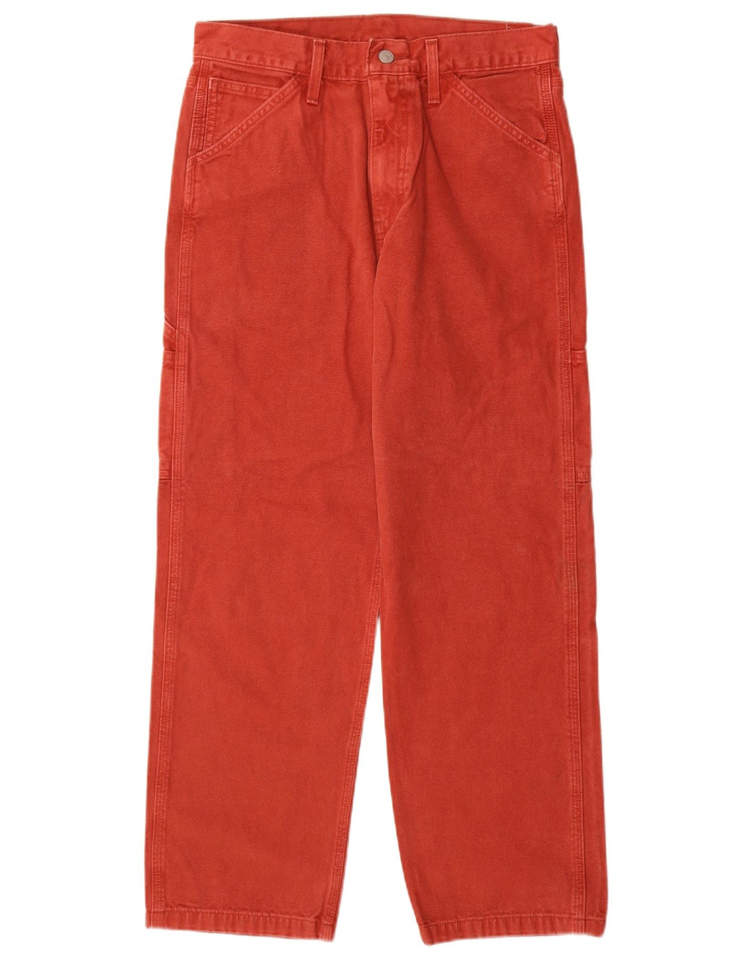 Levi's Mens Cargo Straight Jeans W30 L30 Red Cotton