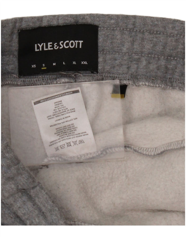 LYLE & SCOTT Mens Tracksuit Trousers Joggers Small  Grey Cotton