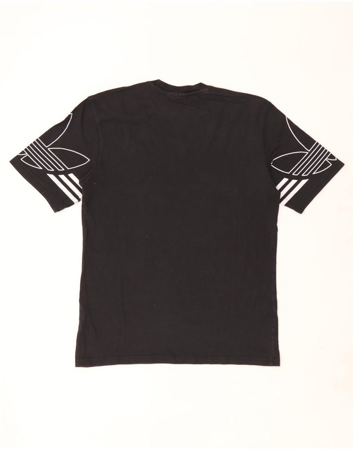 Adidas Mens Graphic T-Shirt Top XS Black