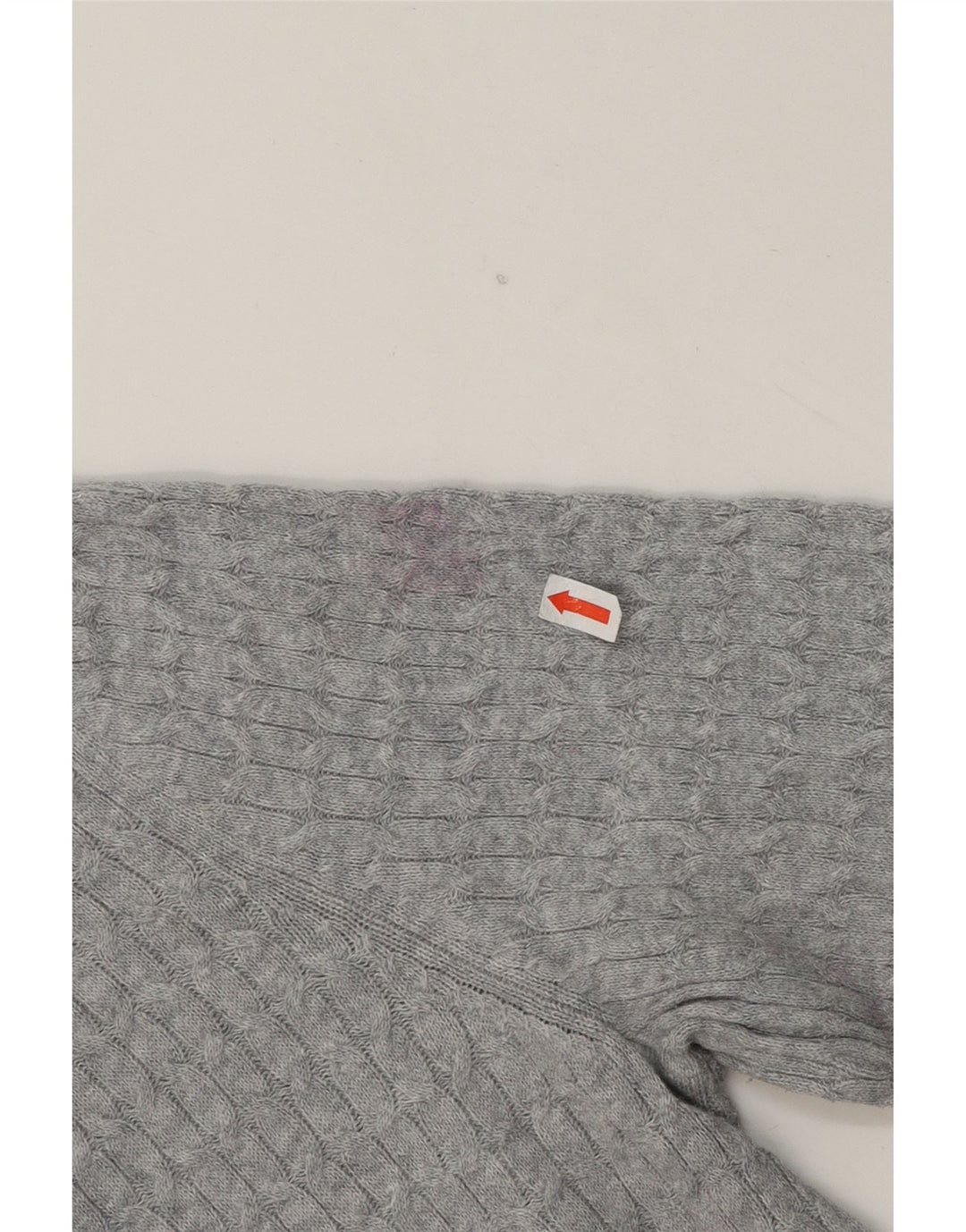 TOMMY HILFIGER Mens Crew Neck Jumper Sweater Large Grey Cotton Vintage Tommy Hilfiger and Second-Hand Tommy Hilfiger from Messina Hembry 