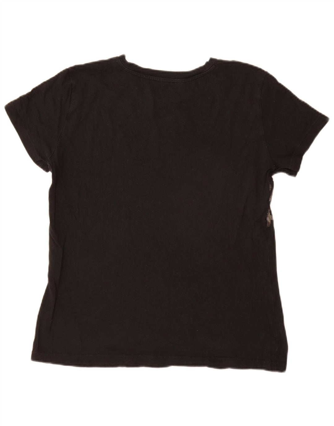 Armani Exchange Womens Graphic T-Shirt Top UK 14 Medium Black