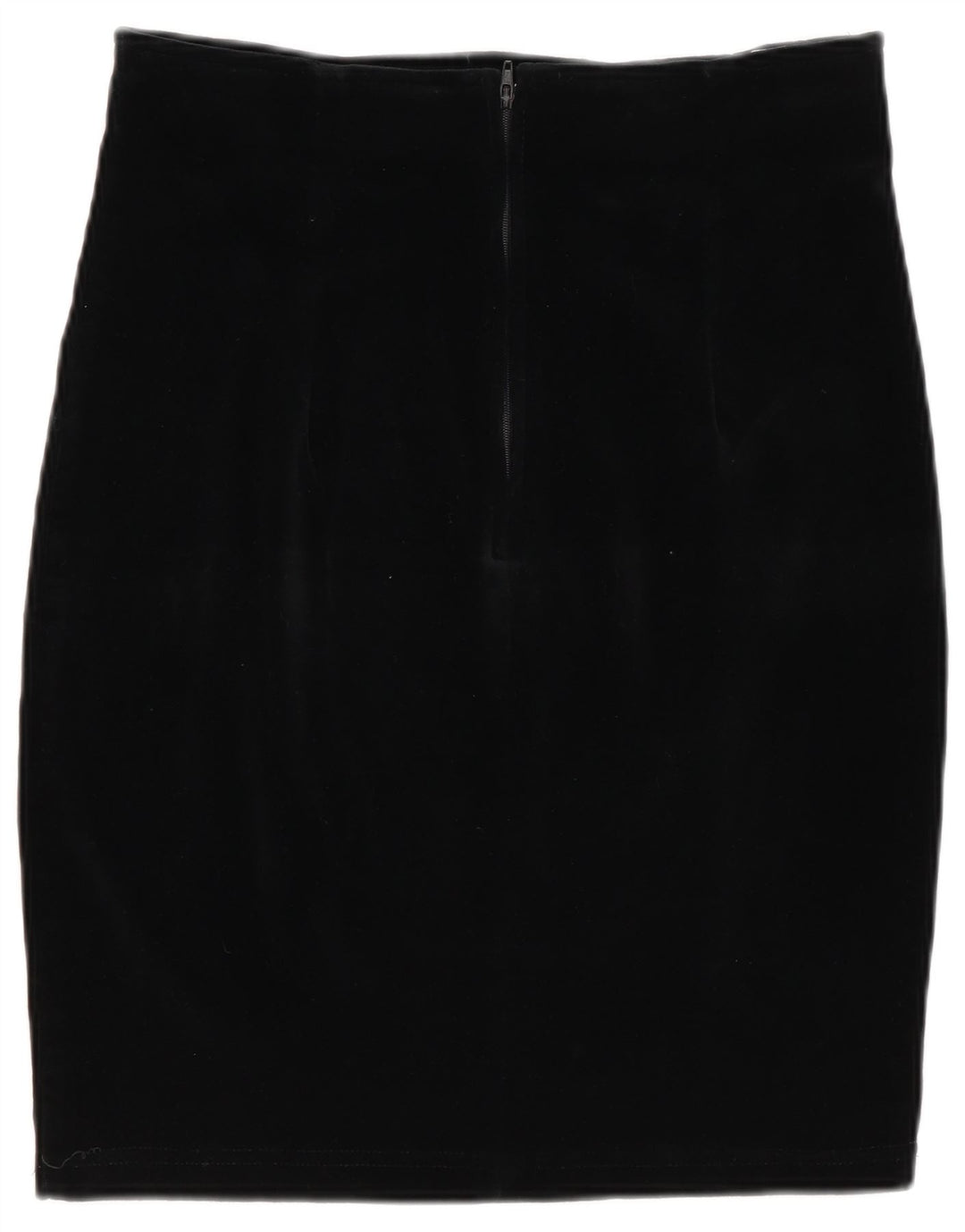 Vintage Womens Pencil Skirt IT 44 Medium W28 Black Cotton