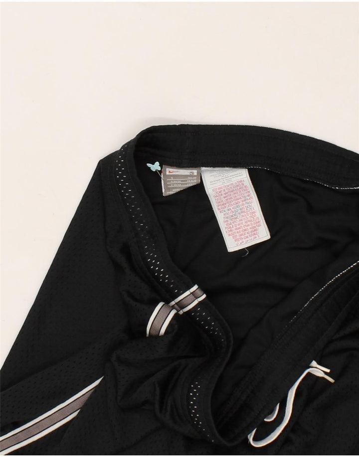 NIKE Womens Sport Shorts UK 8/10 Small Black Polyester Vintage Nike and Second-Hand Nike from Messina Hembry 