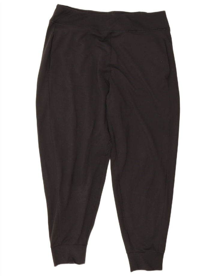 Marks & Spencer Womens Tracksuit Trousers Joggers UK 16 Large Black