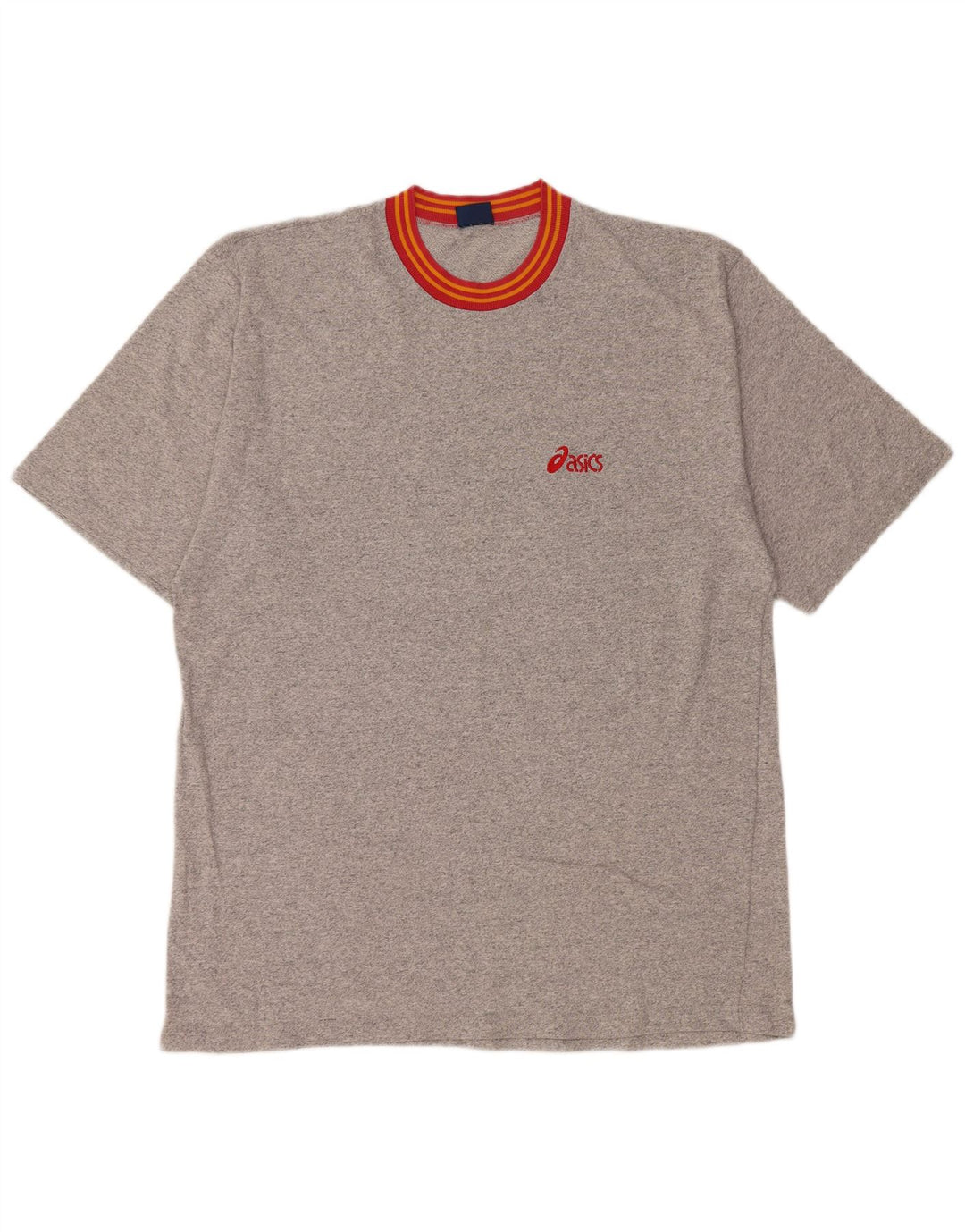 Asics Mens T-Shirt Top 2XL Grey Flecked Cotton