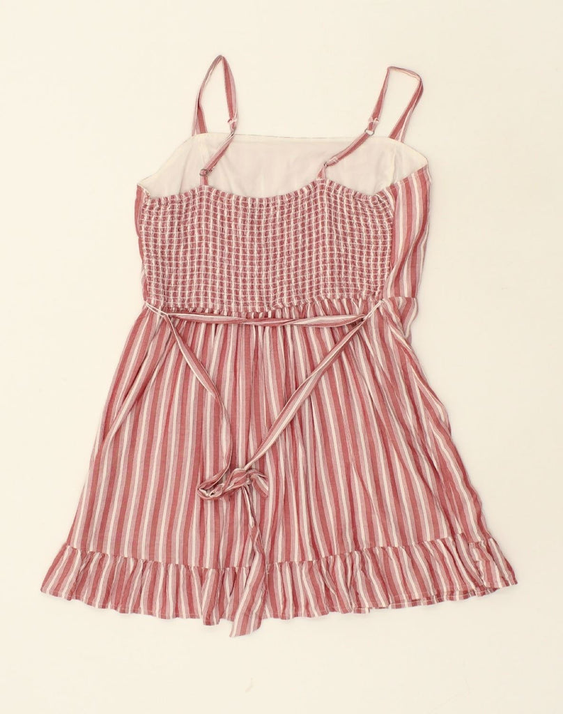 HOLLISTER Womens Cami Top UK 14 Large Red Striped Cotton | Vintage Hollister | Thrift | Second-Hand Hollister | Used Clothing | Messina Hembry 