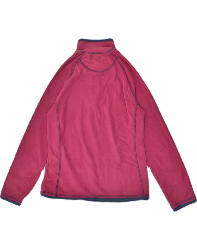 MOUNTAIN WAREHOUSE Womens Zip Neck Fleece Jumper UK 12 Medium  Pink | Vintage Mountain Warehouse | Thrift | Second-Hand Mountain Warehouse | Used Clothing | Messina Hembry 