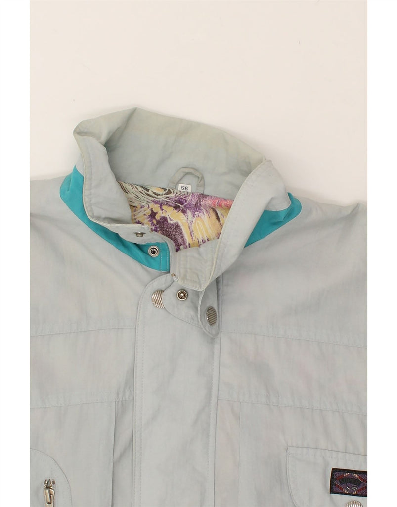 VINTAGE Mens Utility Jacket IT 56 3XL Grey Polyamide | Vintage Vintage | Thrift | Second-Hand Vintage | Used Clothing | Messina Hembry 