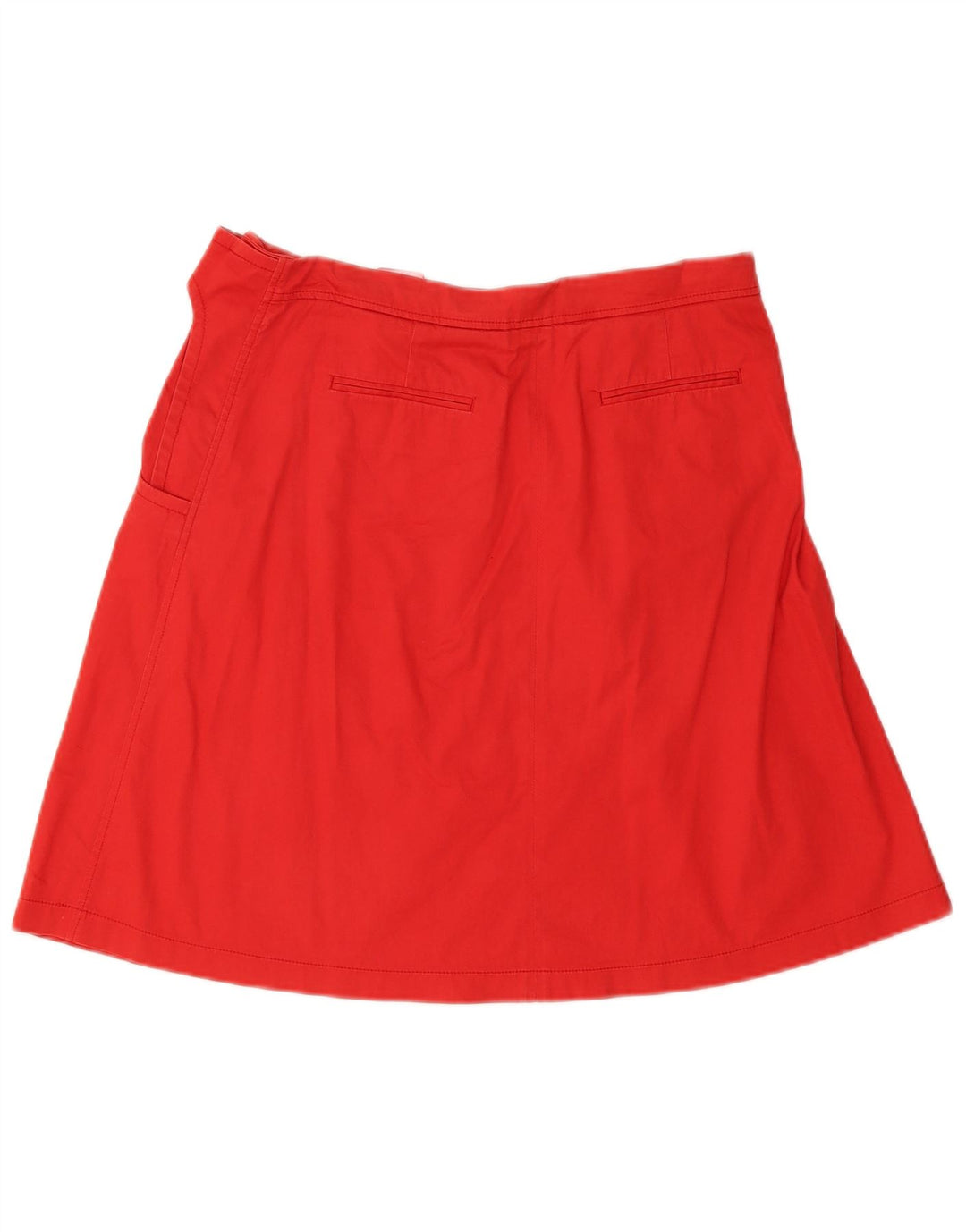 Armani Womens A-Line Skirt US 8 Medium W30  Red Cotton