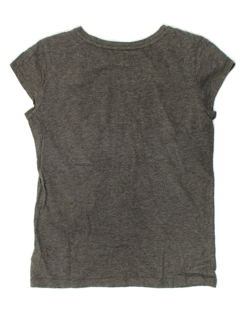 GAP Girls Graphic T-Shirt Top 9-10 Years Large  Grey Cotton Vintage Gap and Second-Hand Gap from Messina Hembry 