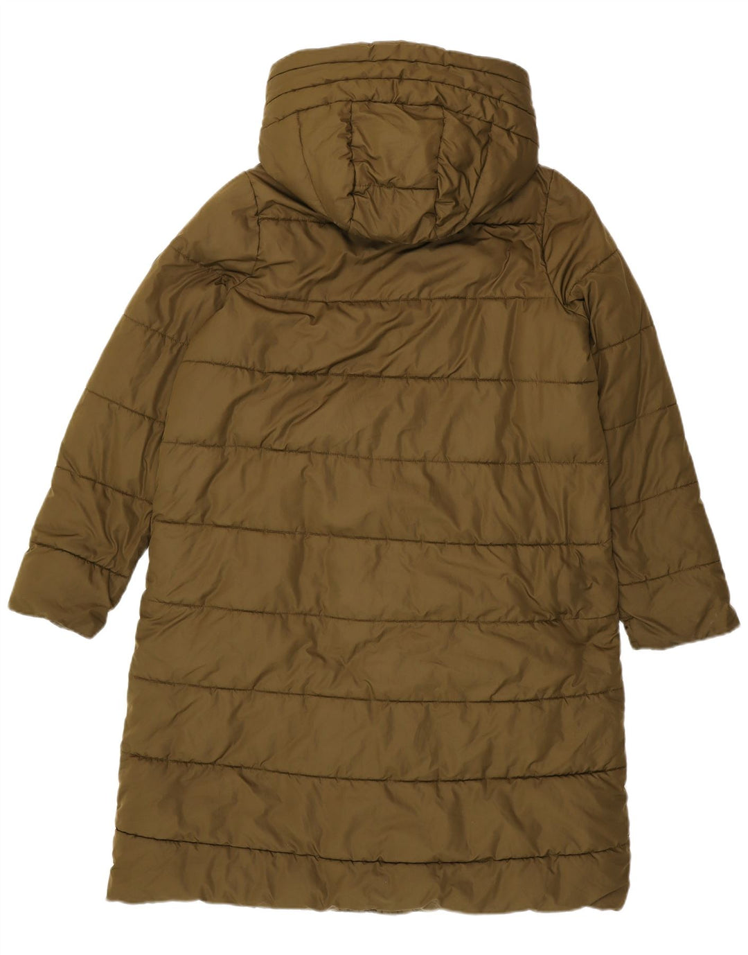 Barbour Womens Oversized Hooded Padded Coat UK 10 Small Khaki