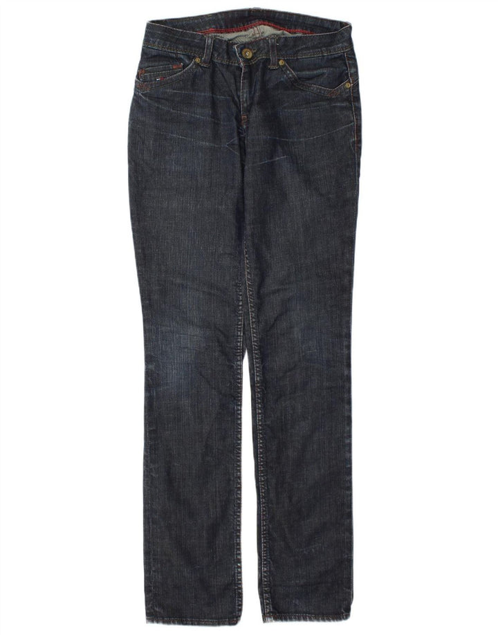 TOMMY HILFIGER Womens Slim Jeans W29 L34 Navy Blue Cotton